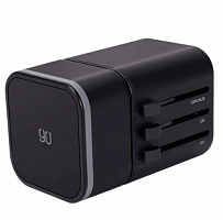 Универсальное зарядное устройство 90 points Multi-function Conversion Plug Black (Черное) — фото